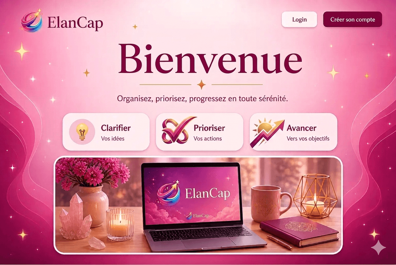 Page d'accueil ElanCap